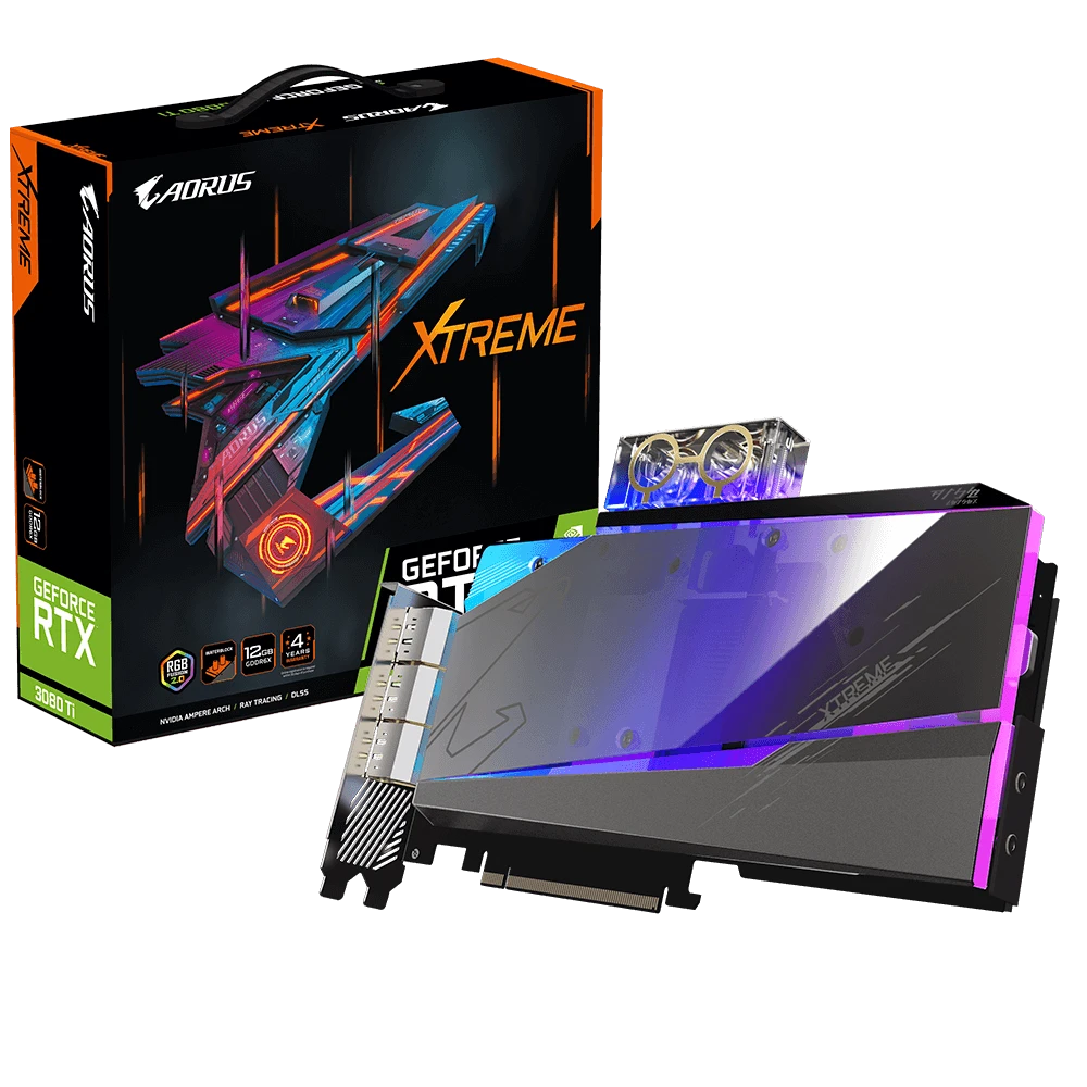Gigabyte AORUS GeForce RTX 3080 Ti XTREME WATERFORCE WB 12G
